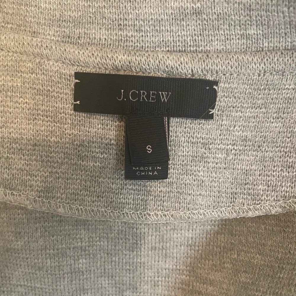 J. Crew Grey Open Front Cardigan, Size Small,
Oversized Fit. Wool Blend. - Picture 7 of 8